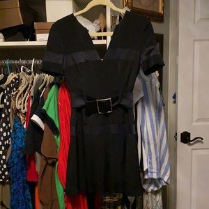 Karen Miller hot black dress lined luxury material